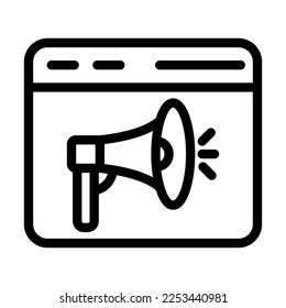 Promotion Vector Line Icon Design