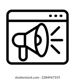 Promotion Vector Line Icon Design