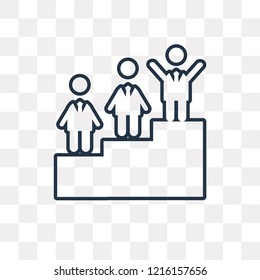 Promotion vector outline icon isolated on transparent background, high quality linear Promotion transparency concept can be used web and mobile
