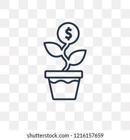 Promotion vector outline icon isolated on transparent background, high quality linear Promotion transparency concept can be used web and mobile