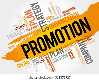 PROMOTION word cloud, business concept