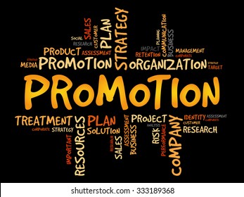 PROMOTION word cloud, business concept