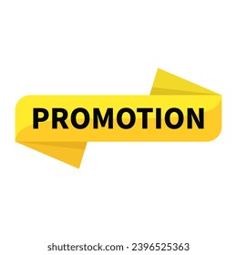 Promoción En Forma De Cinta De Rectángulo Amarillo Para Promoción De Venta Comercial Marketing Social Media Information
