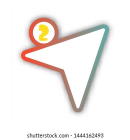 promotional banner with number 2 sign
