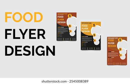 Promotional banner for social media post, web banner and flyer. Food Flyer A4 size Vector Template for Social Media Post or promotion.
