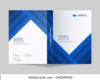 Promotional Business Cover Page Layout Corporate Stock Vector (Royalty ...