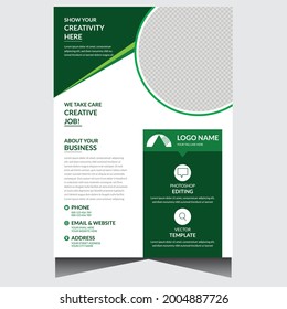 Promotional business flyer design template