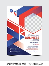 Promotional business flyer template design