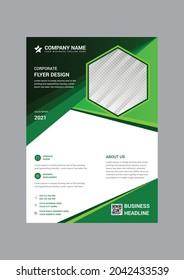 Promotional creative corporate business flyer design template