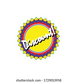 

la etiqueta de descuento de elementos de diseño promocional es una pieza de papel, película plástica, tela, metal u otro material colocado en un contenedor o producto.
