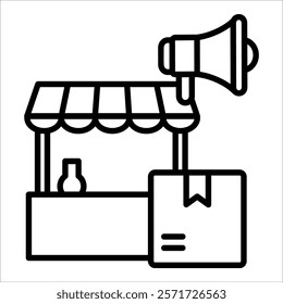 Promotional Events Icon Element For Design