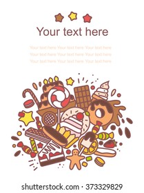 Promotional flyer confectionery