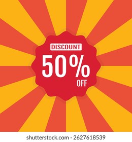 Promotional Graphic for 50% Discount Offer