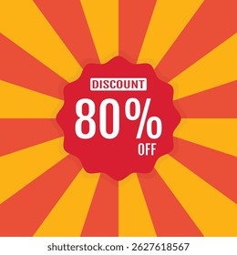 Promotional Graphic for 80% Discount Offer