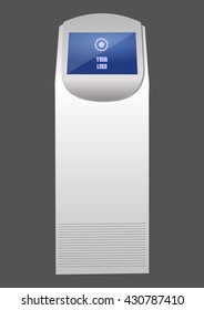 Promotional Interactive Information Kiosk Terminal Stand Touch Screen Display,  for indoor and outdoor use.