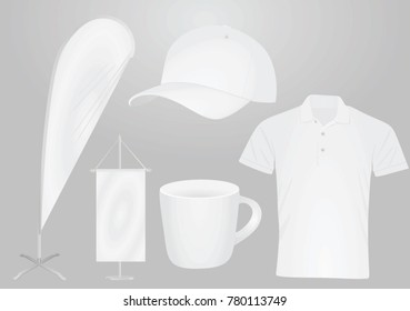 Promotional Items. Vector Illustration