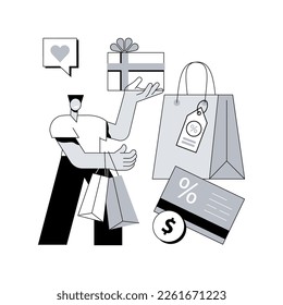 Promotional mix abstract concept vector illustration. Combination of promotional methods, best marketing tool, advertising integration, personal selling strategy, public relations abstract metaphor.