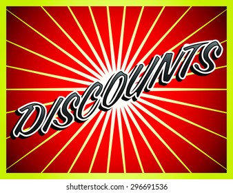 promotional poster for store