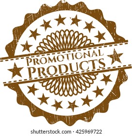 Promotional Products rubber seal with grunge texture