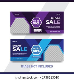 Promotional Sale Cover Design for Facebook Banner 
