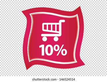 promotional sale label