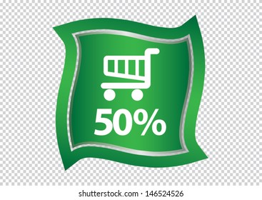 promotional sale label