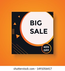 promotional sale social media post design advertisement design instagram post design template 