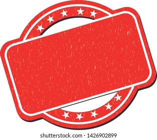 promotional seal badges super offer with background. Illustration with empty space for campaign text social media - Flat Design