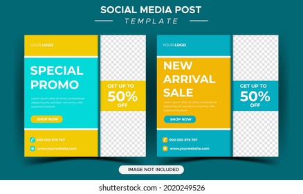 promotional  social media post template