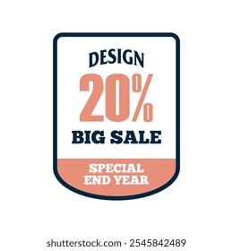 Promocional símbolo etiqueta de venda, modelo de selo vetor de etiqueta de venda, emblema de adesivo de venda, sinal de venda barato design moderno isolado no fundo branco