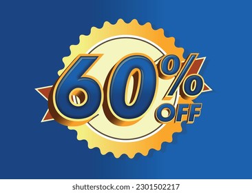 TAG promocional 60% fuera de venta