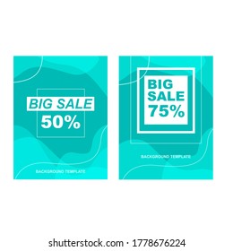 Promotional template background, big sale