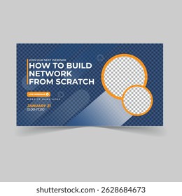 Promotional Thumbnail Design for Corporate Online Events, Webinars, Virtual Summits, Workshops, and Digital Advertising