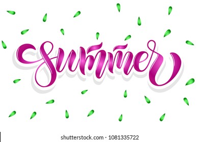 Promotional vector calligraphy text for clothes shop, women website, internet blog. Hand sketched lettering typography for decoration, sell out, promotion, discount, print, design, art, Information