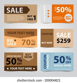 Promotions Big Sale Tags Vector Template