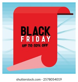 Promotions for Black Friday sales feature bold text and symbols representing discounts, percentages, and special offers, emphasizing the sense of urgency for limited time offers and shopper excitement