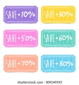 Promotions Coupon Vector