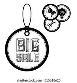 Promotions and discounts  message digital design, vector illustration eps 10