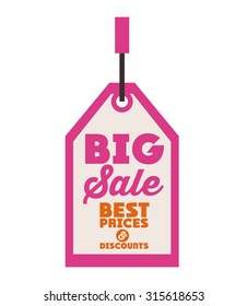 Promotions and discounts  message digital design, vector illustration eps 10