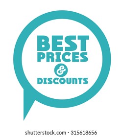 Promotions and discounts  message digital design, vector illustration eps 10
