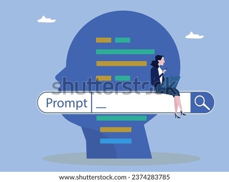 Prompt AI artificial intelligence query input interaction with the language model