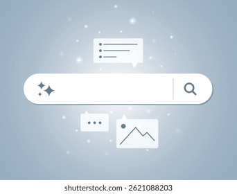 Prompt generate button with textbox, Generate with AI button. Artificial intelligence and Machine learning technology concept