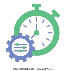 Ícone De Aperfeiçoamento Da Capacidade De Resposta Do Prompt. Representando a otimização da capacidade de resposta da IA. Ajuste da velocidade de entrada. Ajuste de resposta do sistema. Aperfeiçoamento Rápido Do Desempenho. Ícone Vetor Editable.