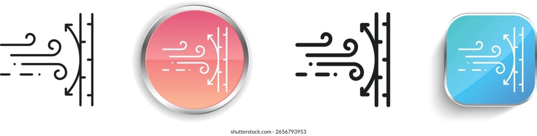 ícone de prova. Design fino, linear, regular e estilo botão isolado no fundo branco