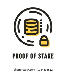 Proof Of Stake Icon Cryptocurrency