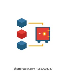 Proof Of Stake icon. Simple element from blockchain icons collection. Creative Proof Of Stake icon ui, ux, apps, software and infographics.