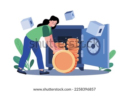 Proof Of Stake (Pos) Illustration concept on white background