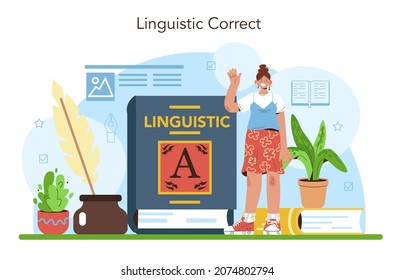 Proofreader. Printing house technology process, printed publications manufacturing. Professional copywriter checking grammar errors in texts for publication. Flat vector illustration