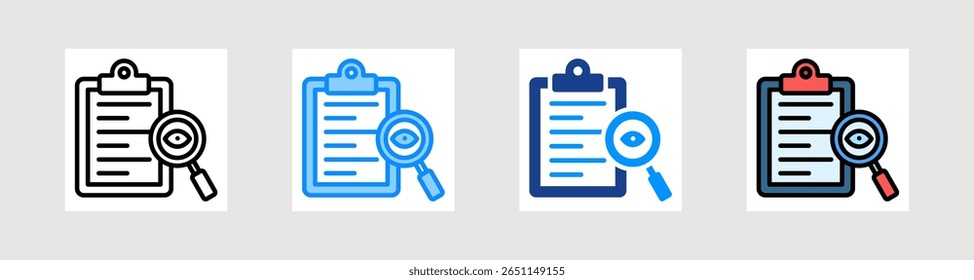 Proofreading Icon Collection Set Multiple Style