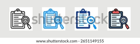 Proofreading Icon Collection Set Multiple Style